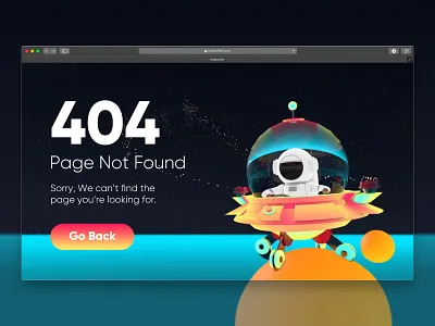404 Page 3d 404 404 error 404 error page 404 page cinema 4d cinema4d dailyuichallenge design error message errors figma ui ux web webdesign webpage