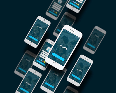 Kripto App app design ios app material design mobile app mobile app design mobile ui