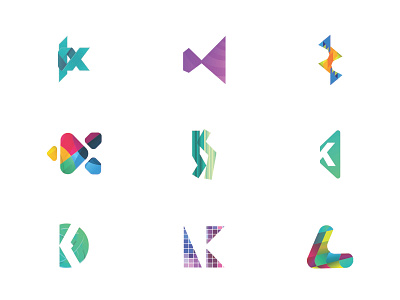 LOGO Alphabet: letter K bold brand branding business clean corporate creative digital hardware k k letter k logo letter letter k media media logo modern professional simple software