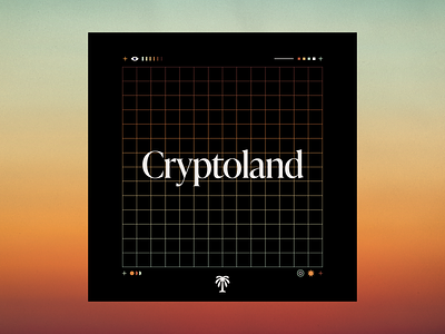 Cryptoland - Podcast abstract artwork brand crypto dark discord gradient icon iconography illustration logo minimal nft podcast sub-brand symbol texture twitch web3 youtube