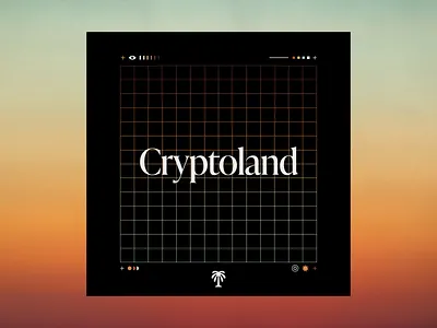 Cryptoland - Podcast abstract artwork brand crypto dark discord gradient icon iconography illustration logo minimal nft podcast sub brand symbol texture twitch web3 youtube