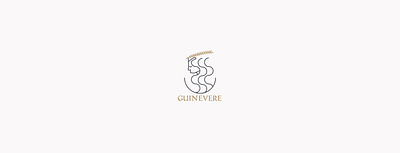 Guinevere Logo bakery brand brand identity branding design font graphic illustration logo logotype typogaphy