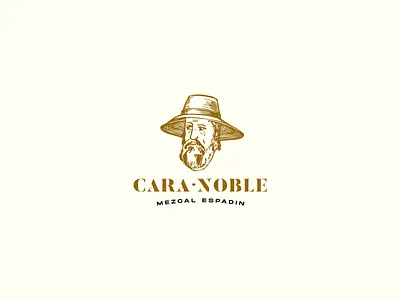 Cara Noble Mezcal logo design art branding character chihuahua cuu design graphic design illustration ilustracion logo mexico mezcal typography