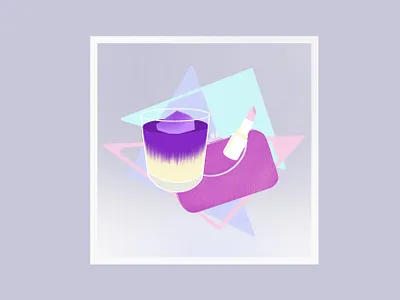 Last Night Out color design illustration