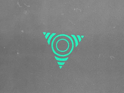 Alient Logo alien brand atlas branding design grain icon logo minimal rough teal