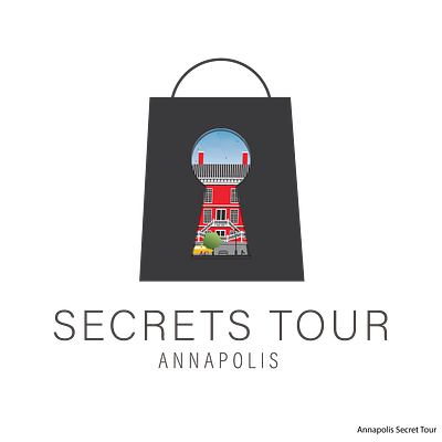 Secrets Tour of Annapolis branding design illustration logo vector