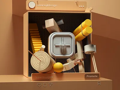 Portraits@Instagram 3d abstract adobe cinema4d design graphic design illustration inspiration modern octane