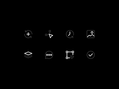 Sample Icon Set app asset icon icon design icon design download icon set icons pack linear mark minimal pack set stroke symbol ui ux vector web