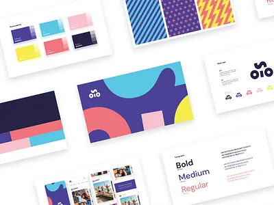 Brand book overview for Solo visual identity app brand book brand guideline branding logo palette pattern template templates typography visual design visual identity