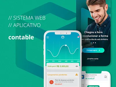 Contable APP aplication app design finance app ui uidesign ux ux design uxui