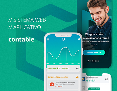 Contable APP aplication app design finance app ui uidesign ux ux design uxui