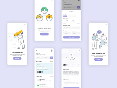 Job Board App job board job board app job board mobile app mobile app mobile app design