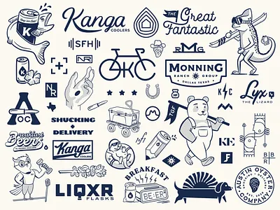 2020 Recap americana beer branding design illustration lettering logo mascot texas typography