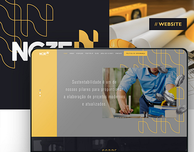 NC3E - Website design modern design site ui ux website