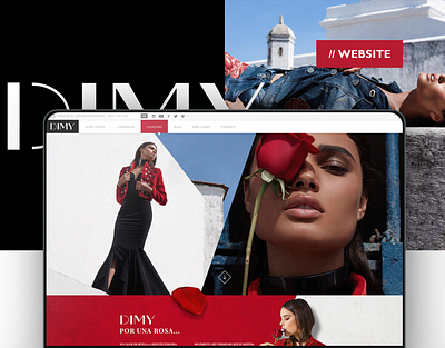 Dimy - Website design fashion fashion design moda modern design site ui ux website