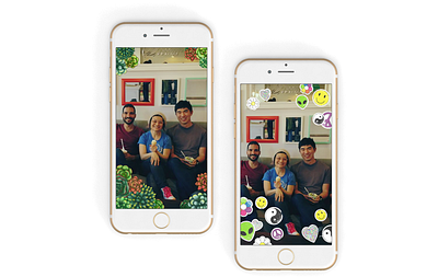 Frames for Facebook Messenger app design facebook illustration