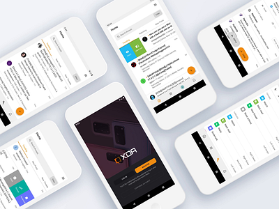 XDA Mobile Community App app design mobile mobile app mobile design mobile ui native app ui ux uxui