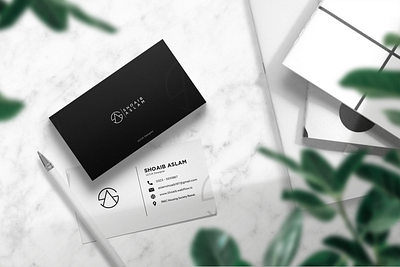 Minimal Visiting Card app brand identity branding design flat icon logo minimal minimalist logo typography ux