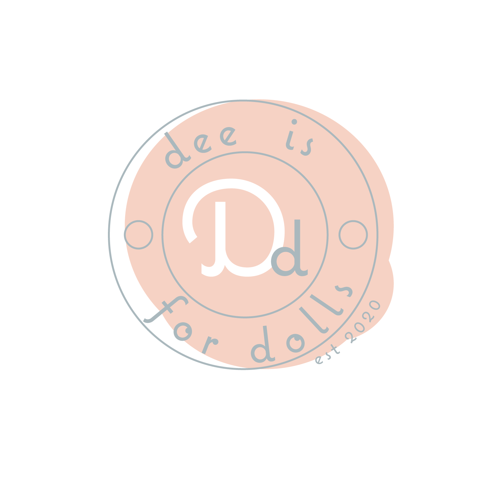 Dee is for Dolls Logo branding design logo vector