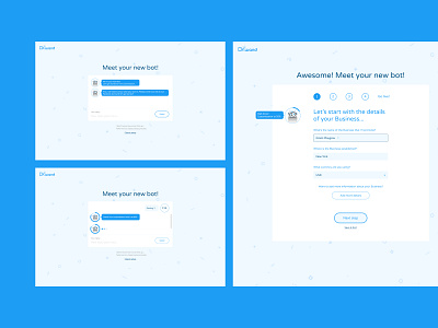 Chat bot onboarding app chat bot design figma grafician minimal minimalist onboarding simple ui uidesign ux visual design visual designer web design