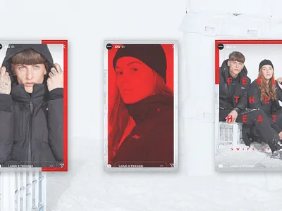 2XU Heat Campaign Social Stories 2xu activewear apparel graphic design instagram stories sports