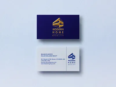REALTY BUSINESS CARDS DESIGN branding business cards gold foil graphicdesign minimal professional real estate real estate logo realty
