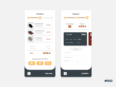 Card Checkout - Shoes Store #DailyUI app card card checkout cards ui checkout checkout page dailyui dailyuichallenge design flat graphic design minimal shoes store ui ux vector