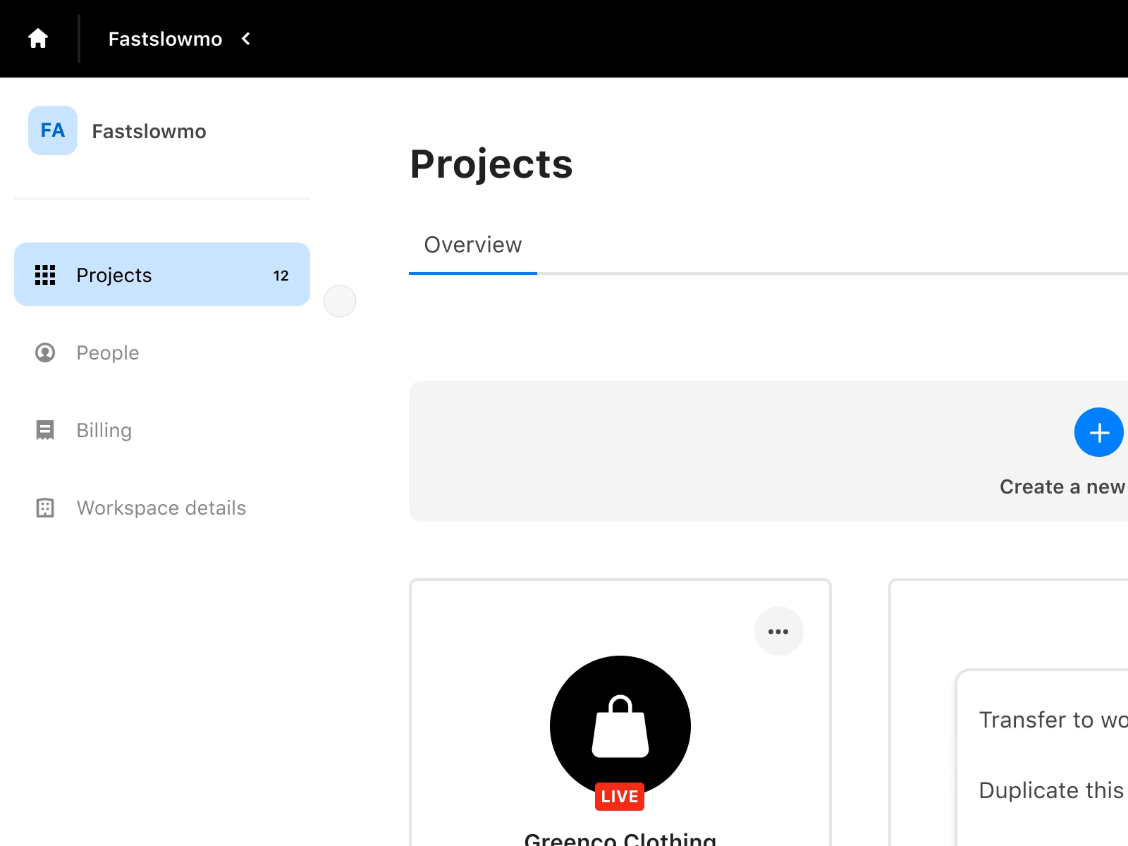 Workspace switcher by Luc van Loon on Dribbble