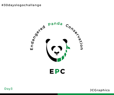 Endangered Panda Conservation 30daychallenge 30daylogochallenge brand brand design brand identity branding design illustration logo panda logo vector