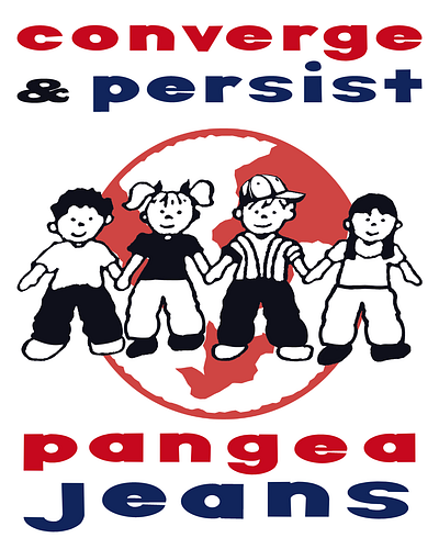 Pangea poster branding design graphic design illustration typography vector