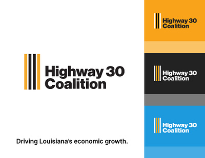 Highway 30 Coalition Branding branding illustration logo tagline development typography