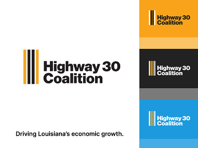 Highway 30 Coalition Branding branding illustration logo tagline development typography