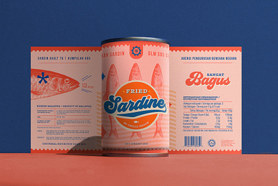Sardine Can Redesign art direction brand brand design brand identity branding design graphic design identity design illustration redesign visual identity