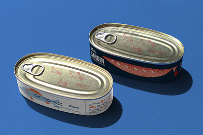 Sardine Can Redesign art direction brand brand design brand identity branding design graphic design identity design illustration logo logodesign redesign visual identity