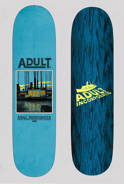 Skateboard design for Adult Skateboards design graphic design illustration typography