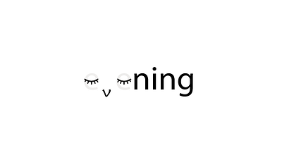 Evening logo anime close eyes colgo97 comics evening fun illustration letterlogo logodesign minimalist logo night nightclub sleep typography