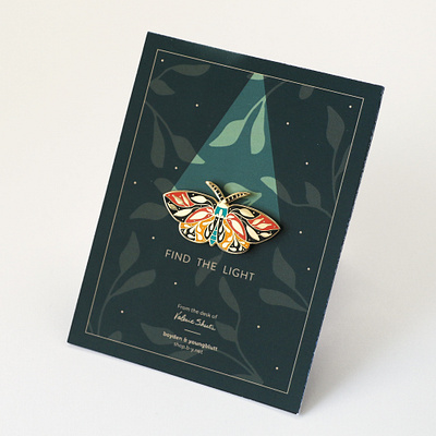 Botanical Moth Pin botanical design enamel enamel pin hand drawn illustration lapelpin magic moth moth art moth illustration moth pin pin design
