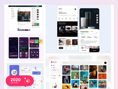 2020 Best Shots 2020 best shots clean design studio grid latest shikha shikha gupta ui ux uxd technologies