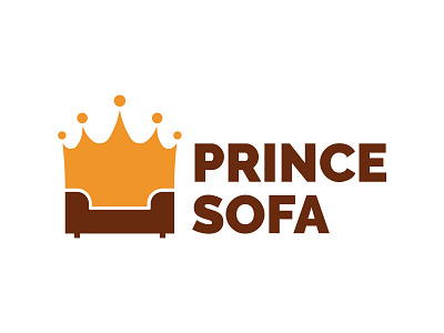Prince Sofa - Logo Design creative illustration illustrator logo logo design logo design branding logo designer logo designs logodesign logos logos design logos for sale logos idea logosai logotype logotype design logotypes sofa sofa logo