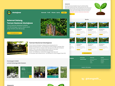 Landing Page Aketajawe 2020 app app design 2020 design design2020 design2021 landing page landing page design trend2021 ui ui2021 uiux uiux design uiux designer ux web design webdesign2021 website builder website concept website design