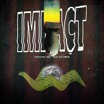 #collageretreat 062. 01/02/2021. bomb boom collage collage art color spectrum digital collage distorted type spectrum surreal textured typography weird