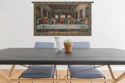 THE LAST SUPPER III ITALIAN WALL TAPESTRY branding home decor tapestry tapestry cushion wall art