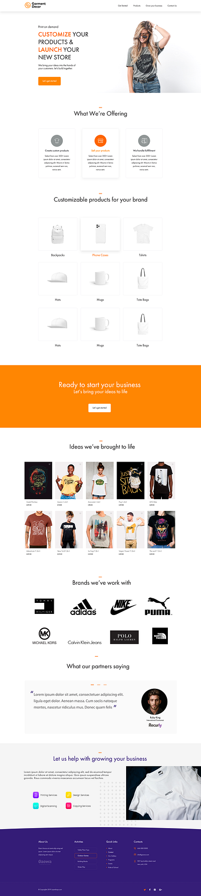 ecommerce site header design cloth ecommerce fashion hero header