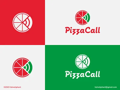 Pizzacall - logo concept brand design brand designer branding creative logo custom logo delivery service food app food delivery food logo icon logo logo design logo design concept logo designer logo inspiration logotype minimalist logo modern logo pizza logo typography