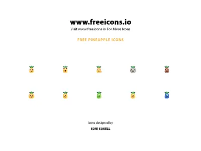 Free Pineapple icons design free icons icon vector web