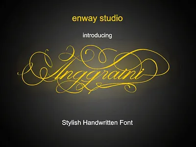 Typography fonts script branding logo typography