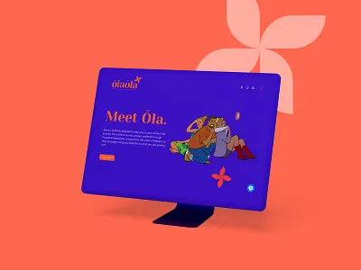 Vibrant Modern Website Design landing page