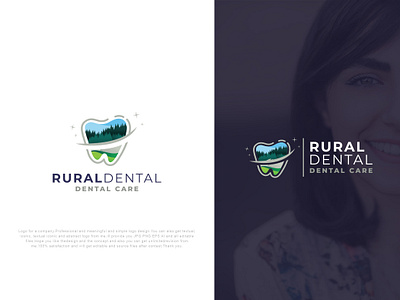 Rural Dental brand care creative dental dental care dental logo favicon icon icon design identity logo logotype medical medicine minimalist minimalist logo rural teeth tooth village