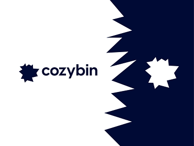 Cozybin logo design for a project organizer software 2d adobe illustrator brand identity branding cozybin design designer flat graphic design illustration logo minimal modern organizer professional simple startup tech startup vector visual identity