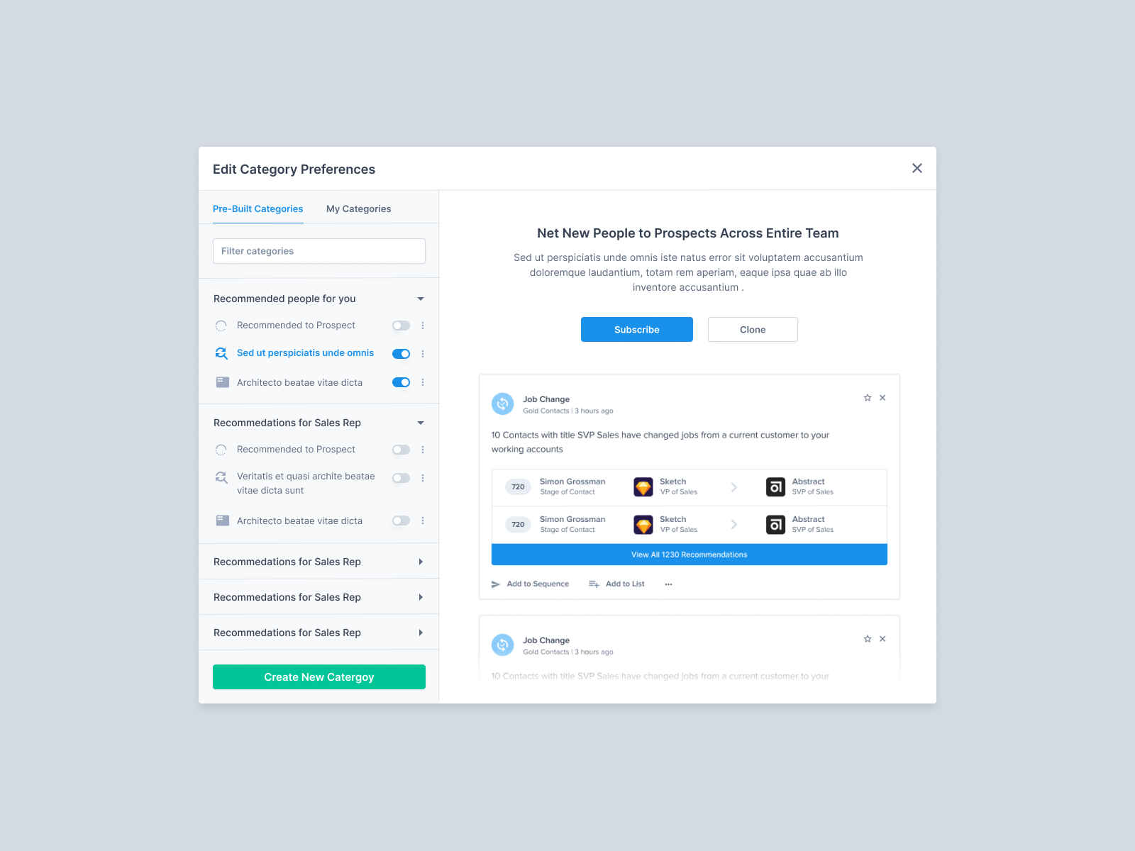 Example of Manage Rules